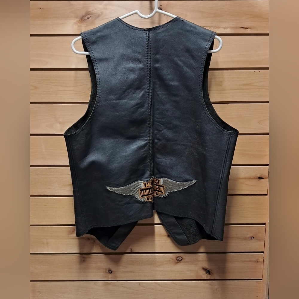 Vintage Leather Riding Vest